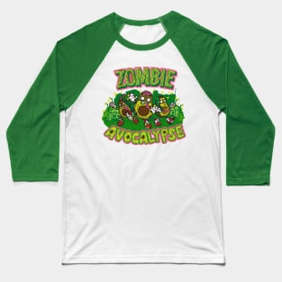 Zombie Avocalypse Baseball T-Shirt